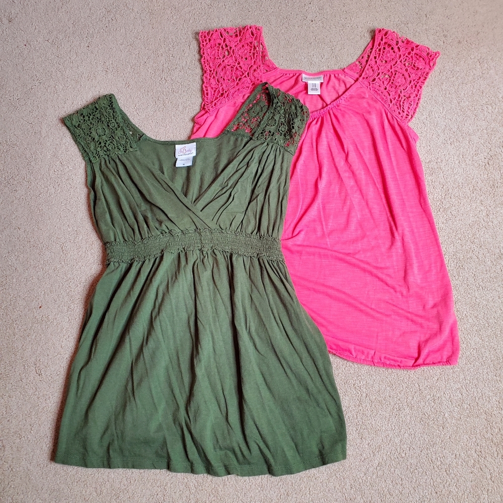 MOTHERHOOD 2 maternity tops SIZE M - Picture 8 of 8